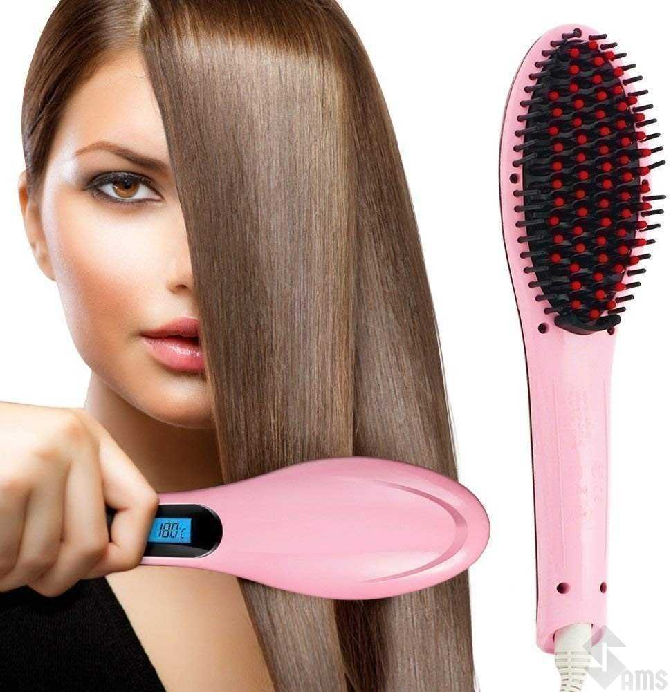 Kiss products professional ceramic hair styling sale comb straightener